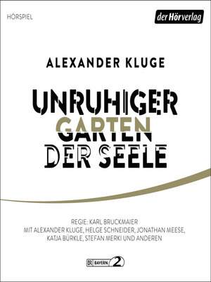 cover image of Unruhiger Garten der Seele